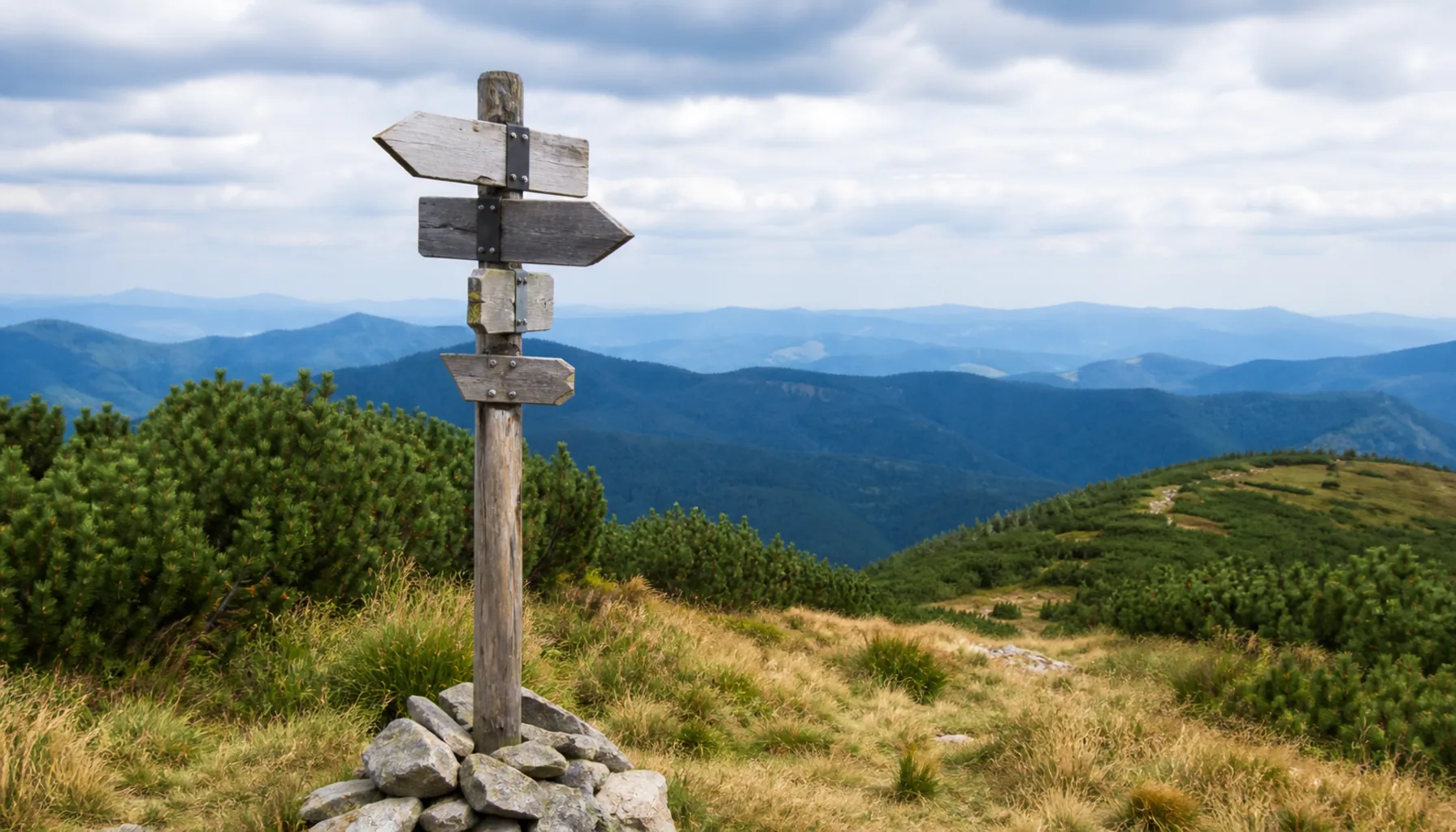 Waymarks, Seasons and Huts