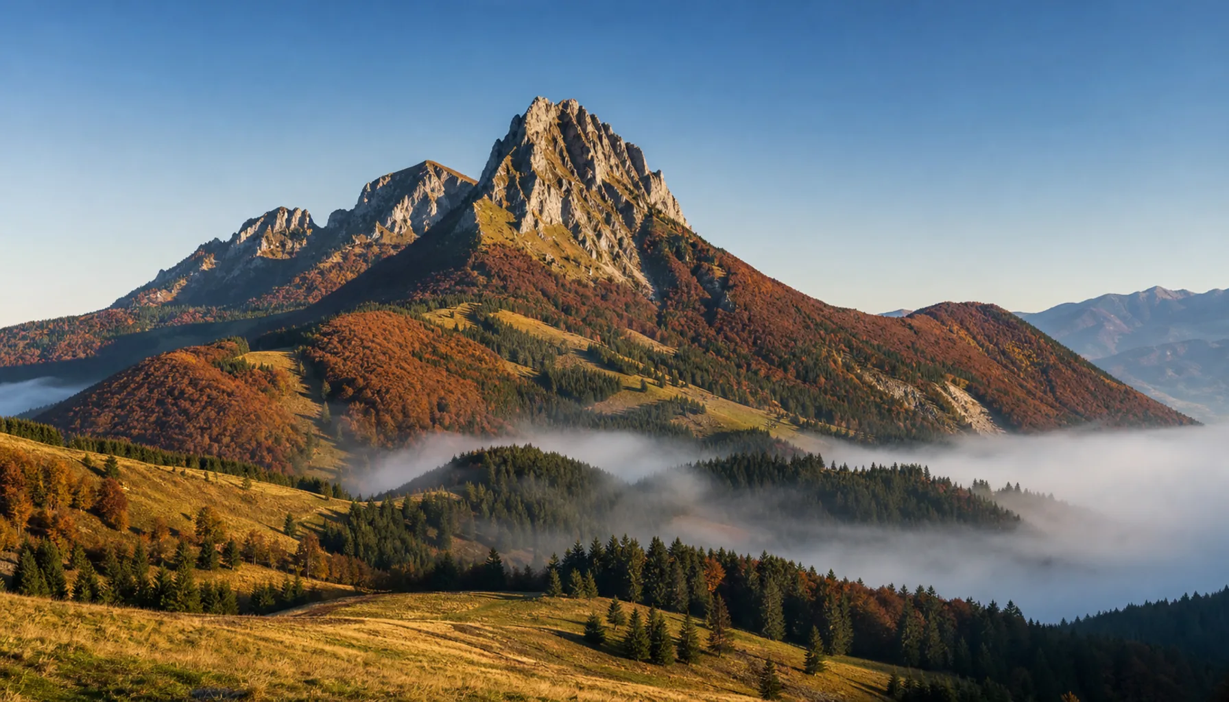 Veľký Rozsutec and the Diery