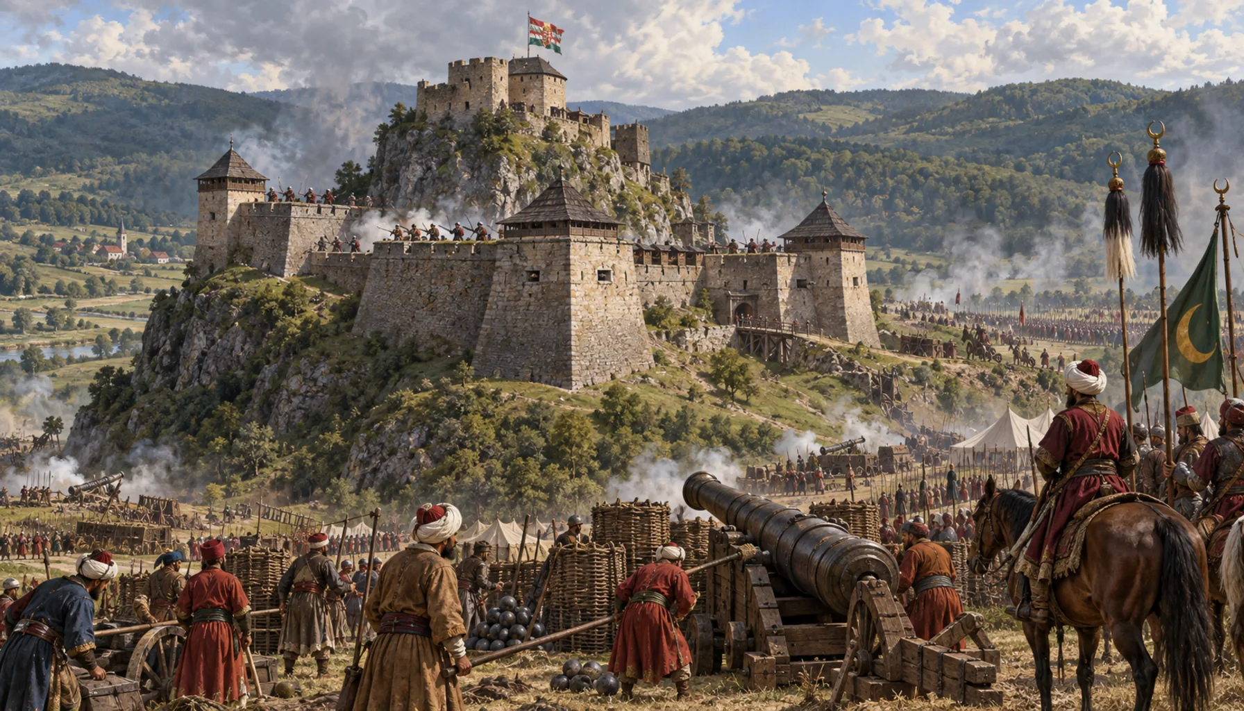 Eighteen years under an Ottoman garrison