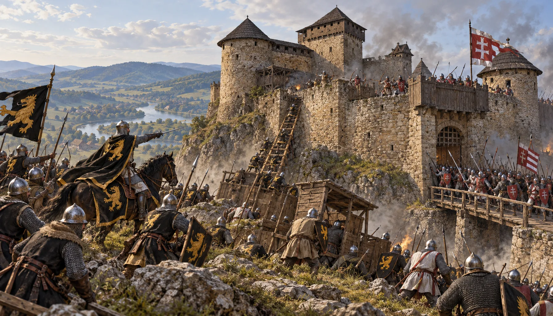 Matúš Čák takes it, the king takes it back