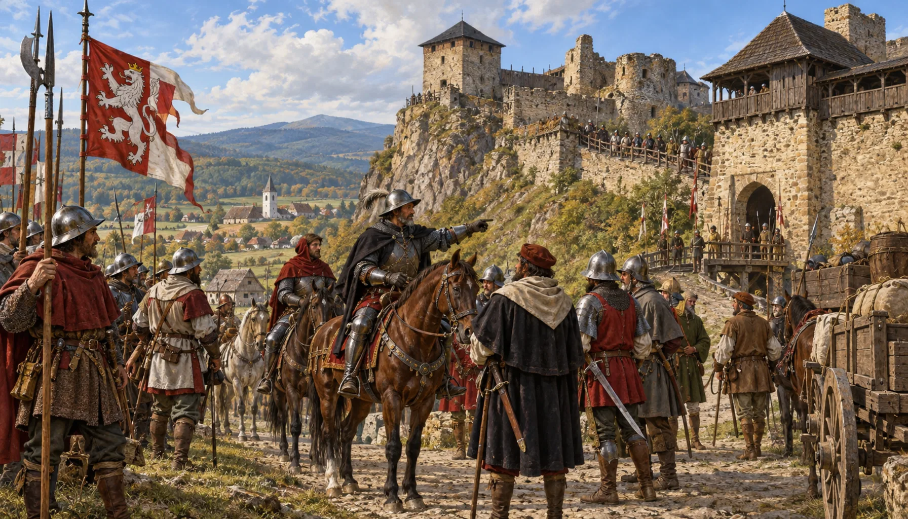 Jiskra's men, then Corvinus