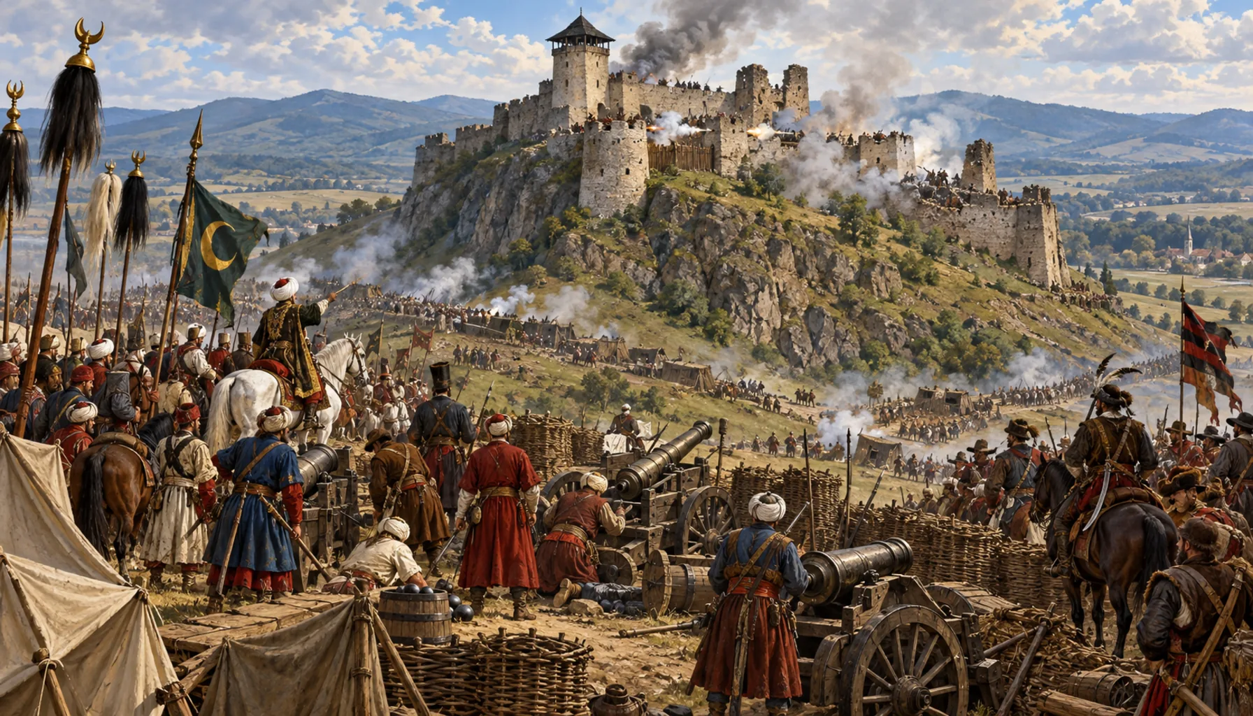 A king proclaimed, a fortress pulled down