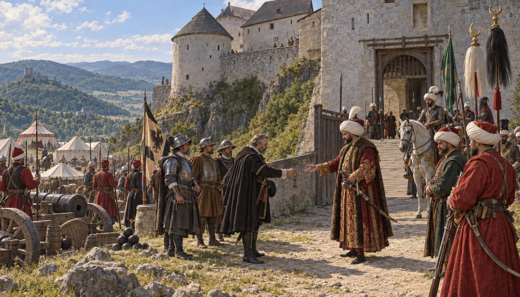 Three days, and the castle was Ottoman