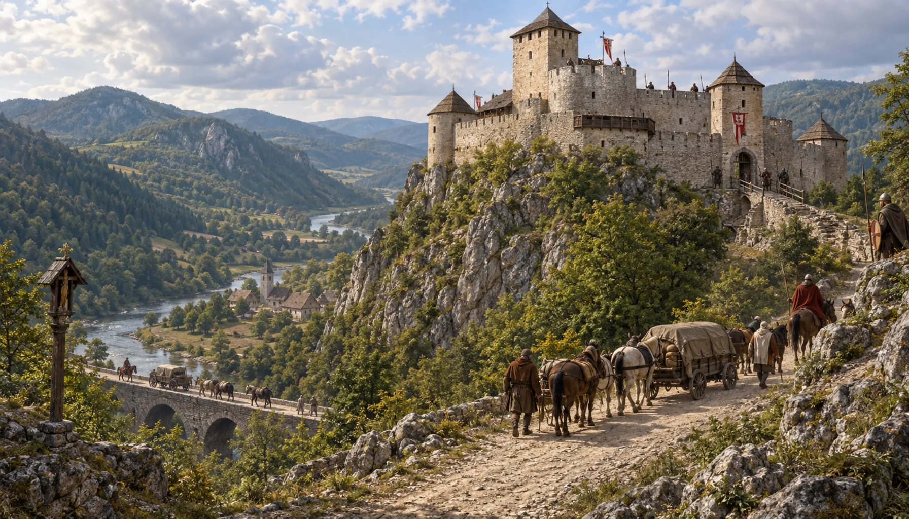 A castle for the road, not against the Mongols