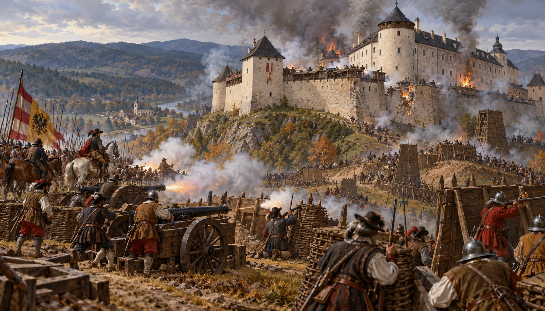 The one real siege, and the loss of the estate