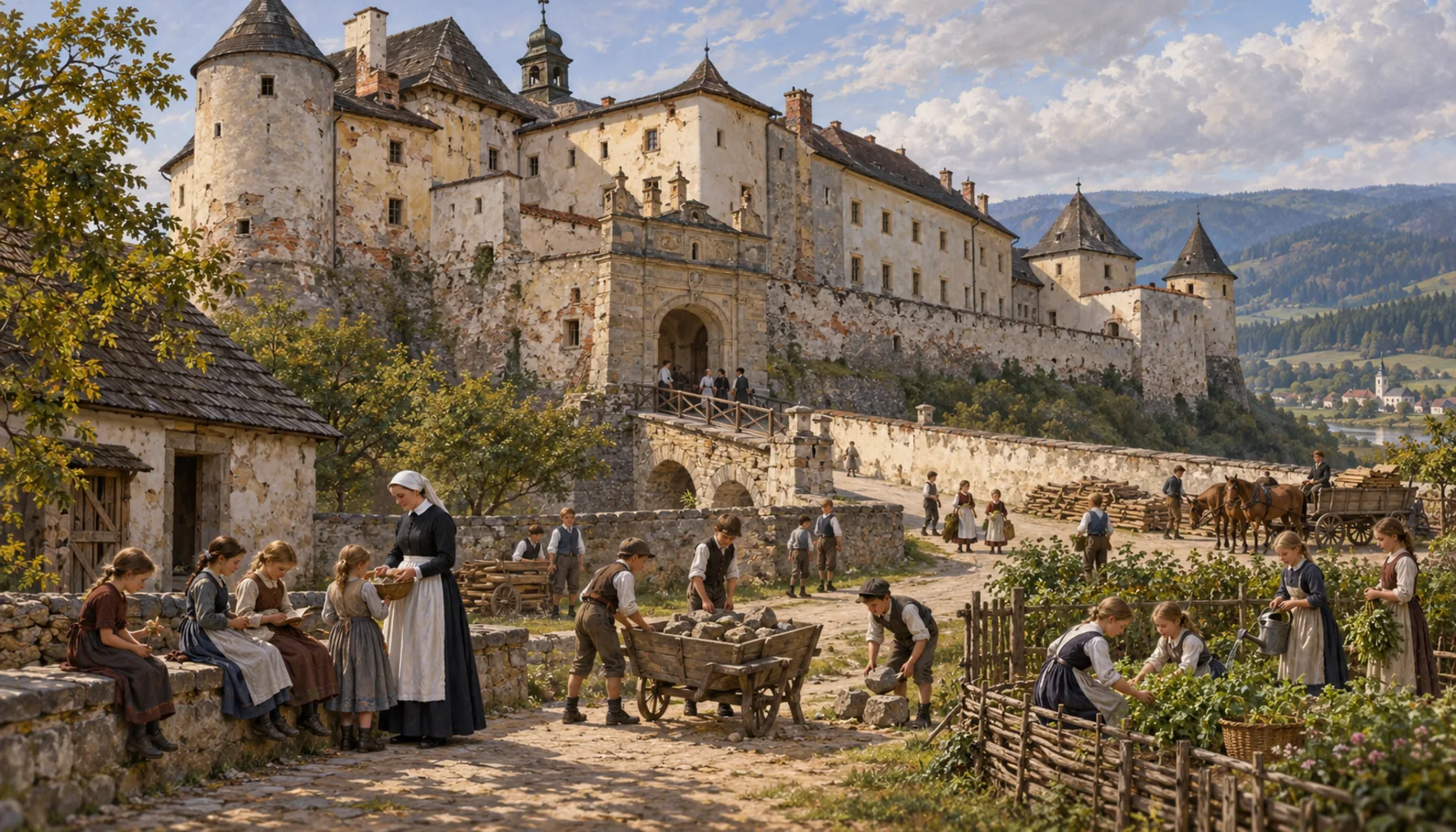 The orphanage that saved the castle