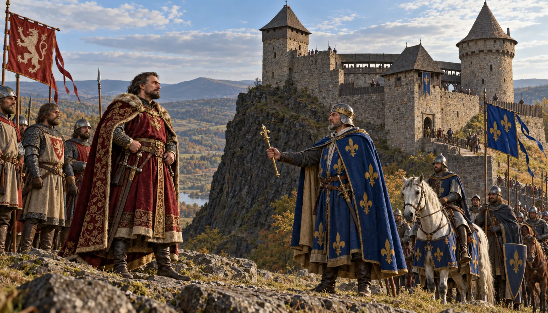 Matúš Čák, and then the king's man
