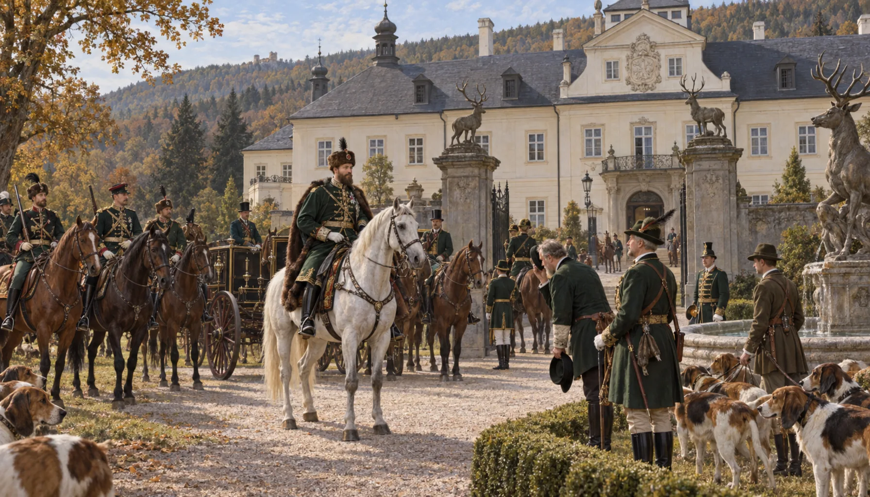A tsar comes here to hunt