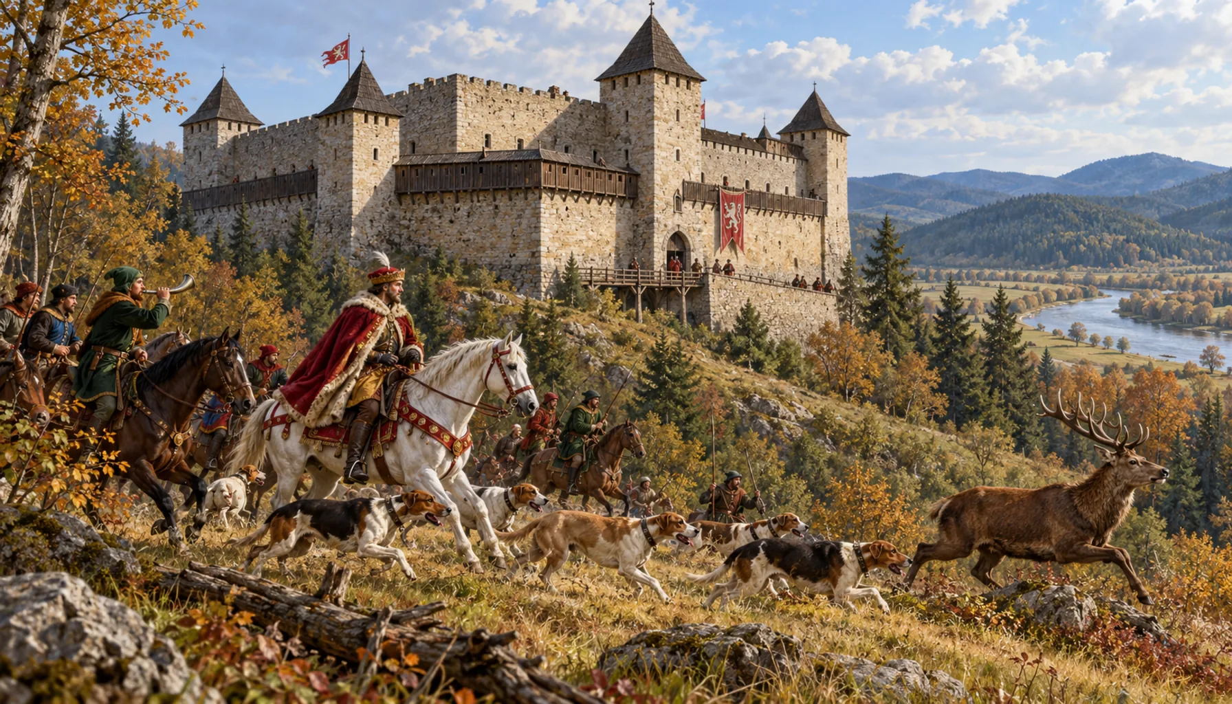 A second seat for the royal hunt