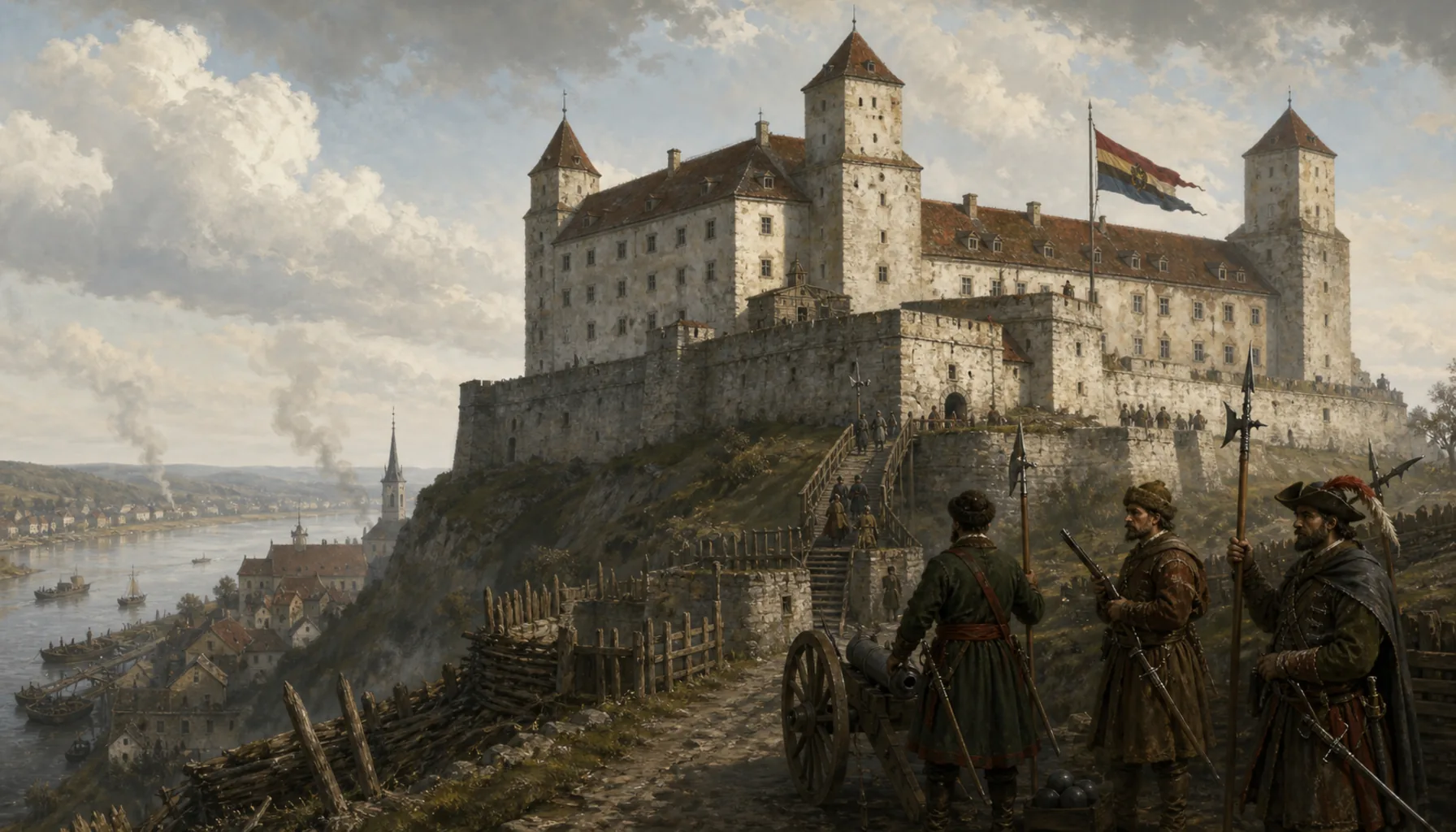 Occupied, then armed against the Turks