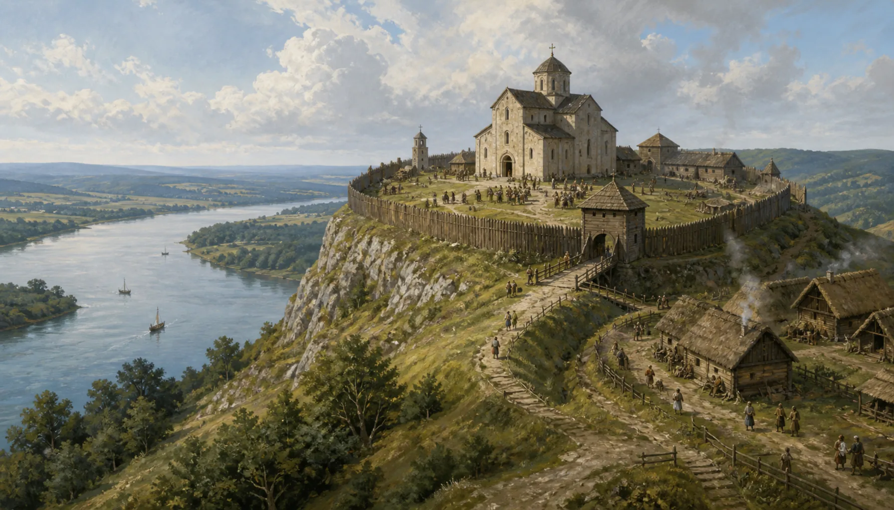 The basilica on the summit