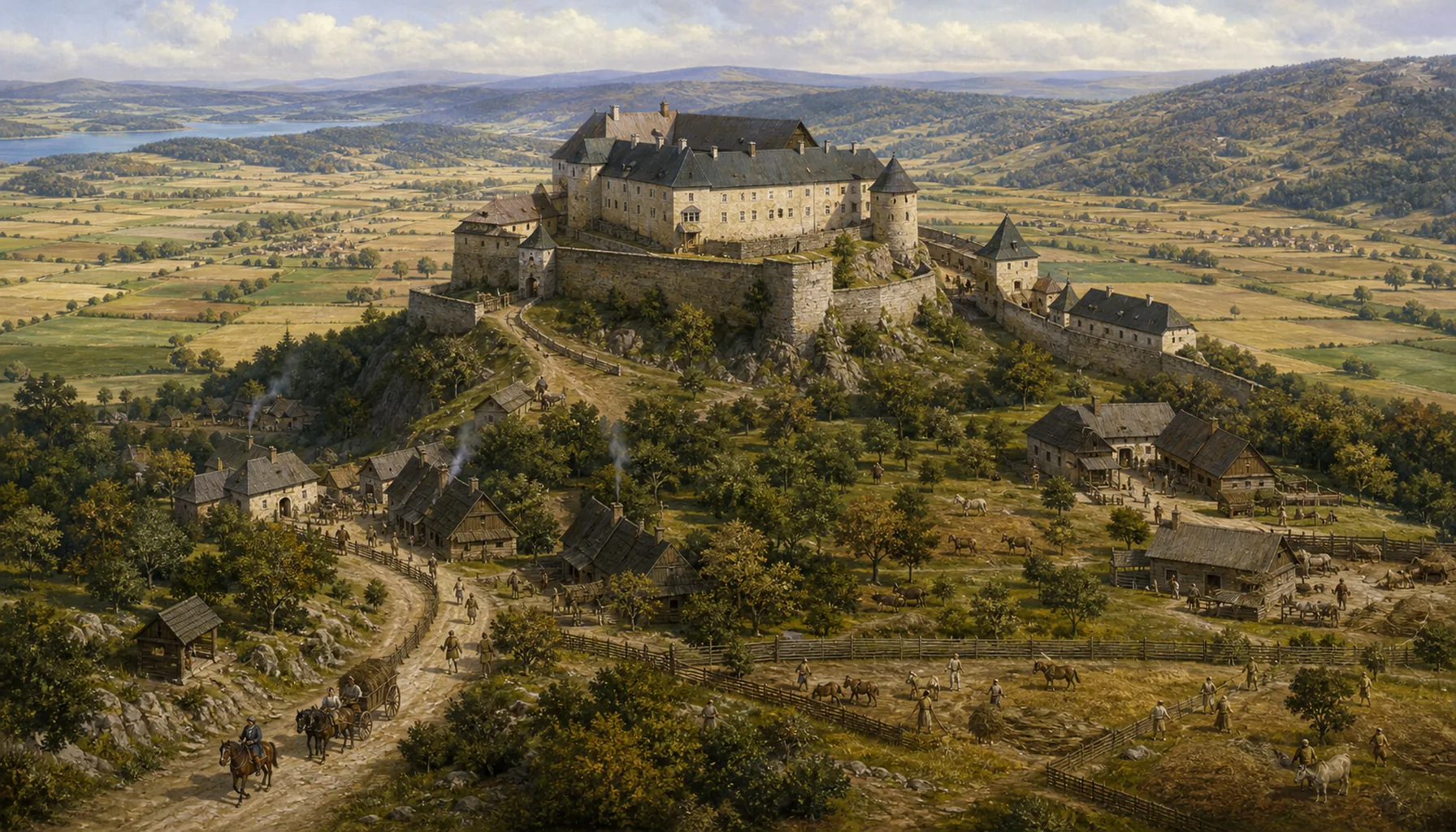 A castle is not a building, it is an estate