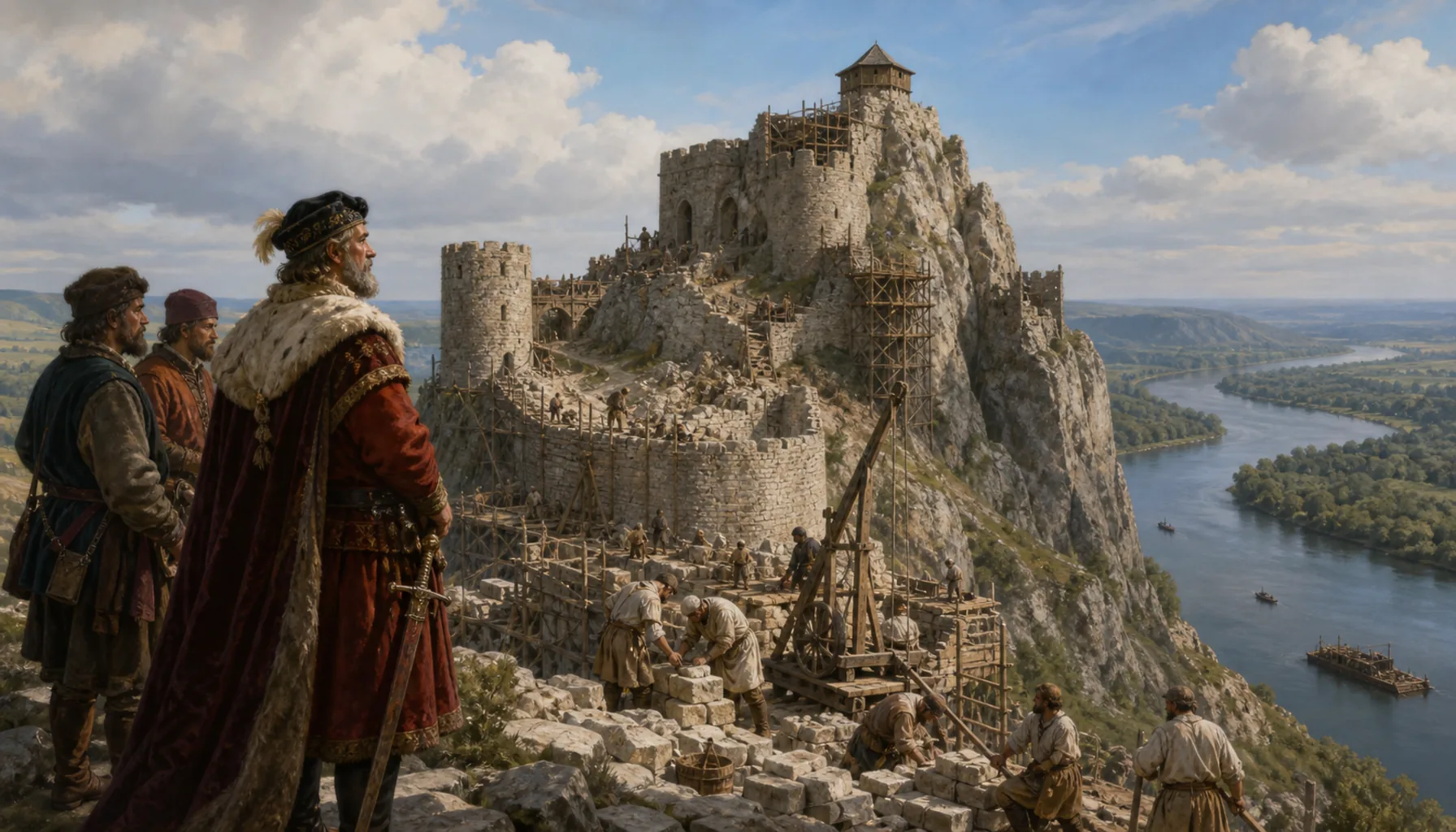 The palatine rebuilds it