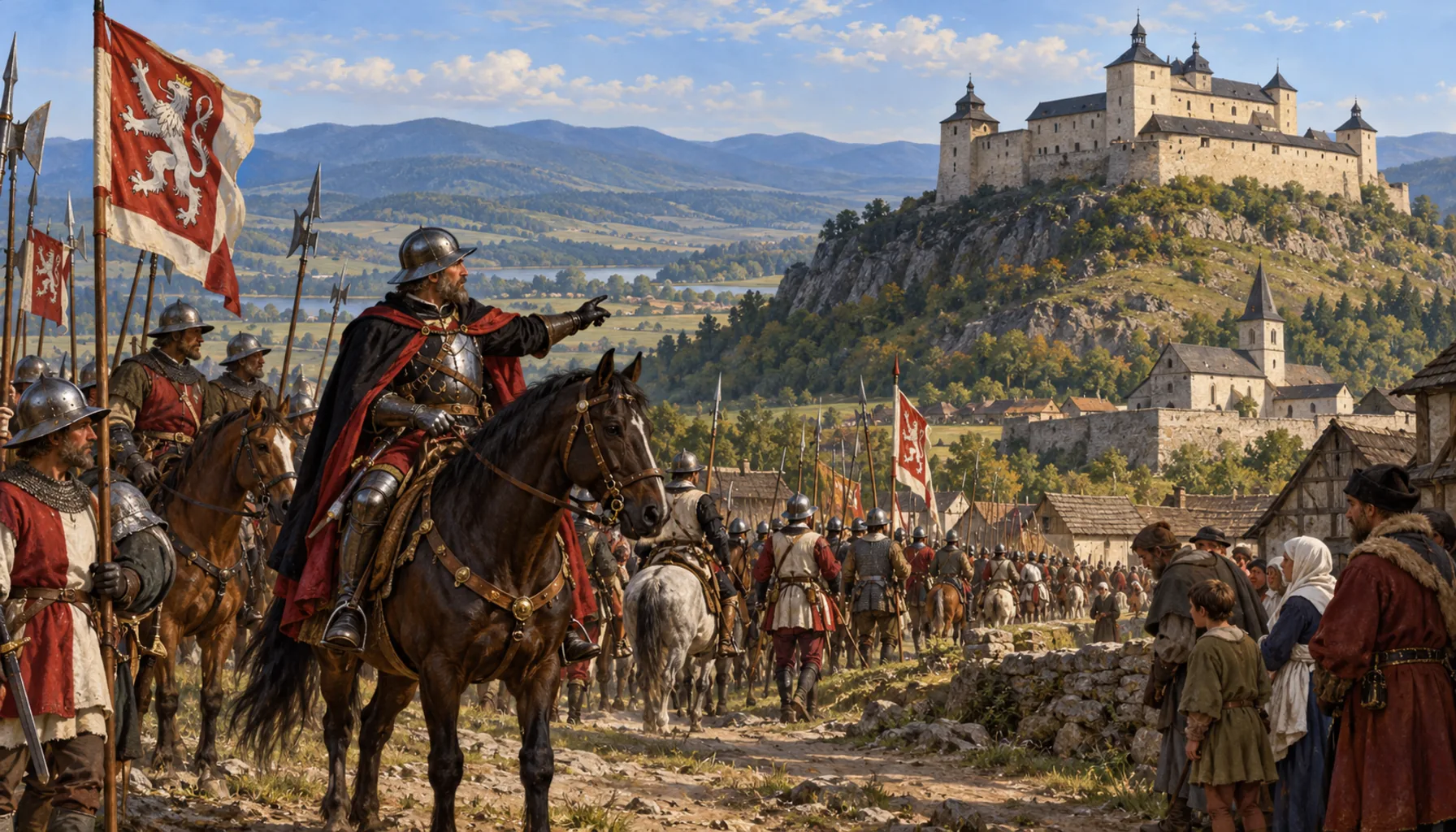 Jiskra takes Gemer and leaves the castle standing