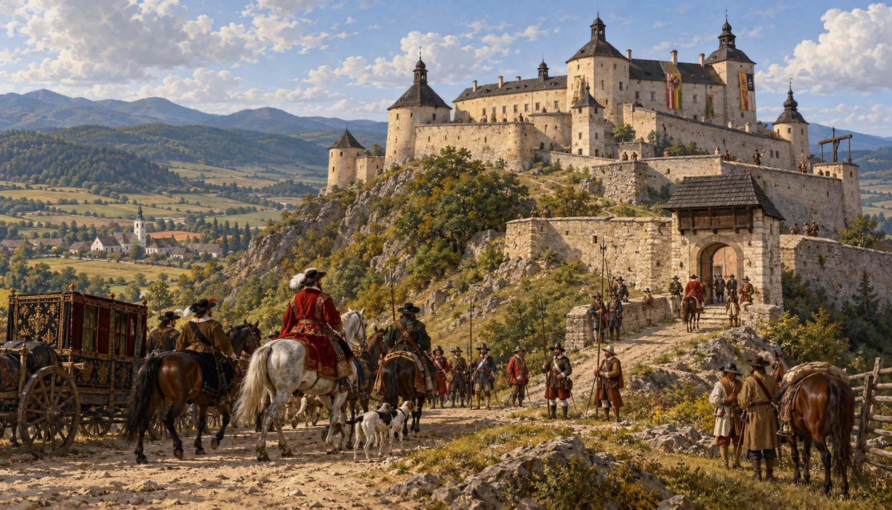 The Andrássys arrive, and a castle nobody blew up