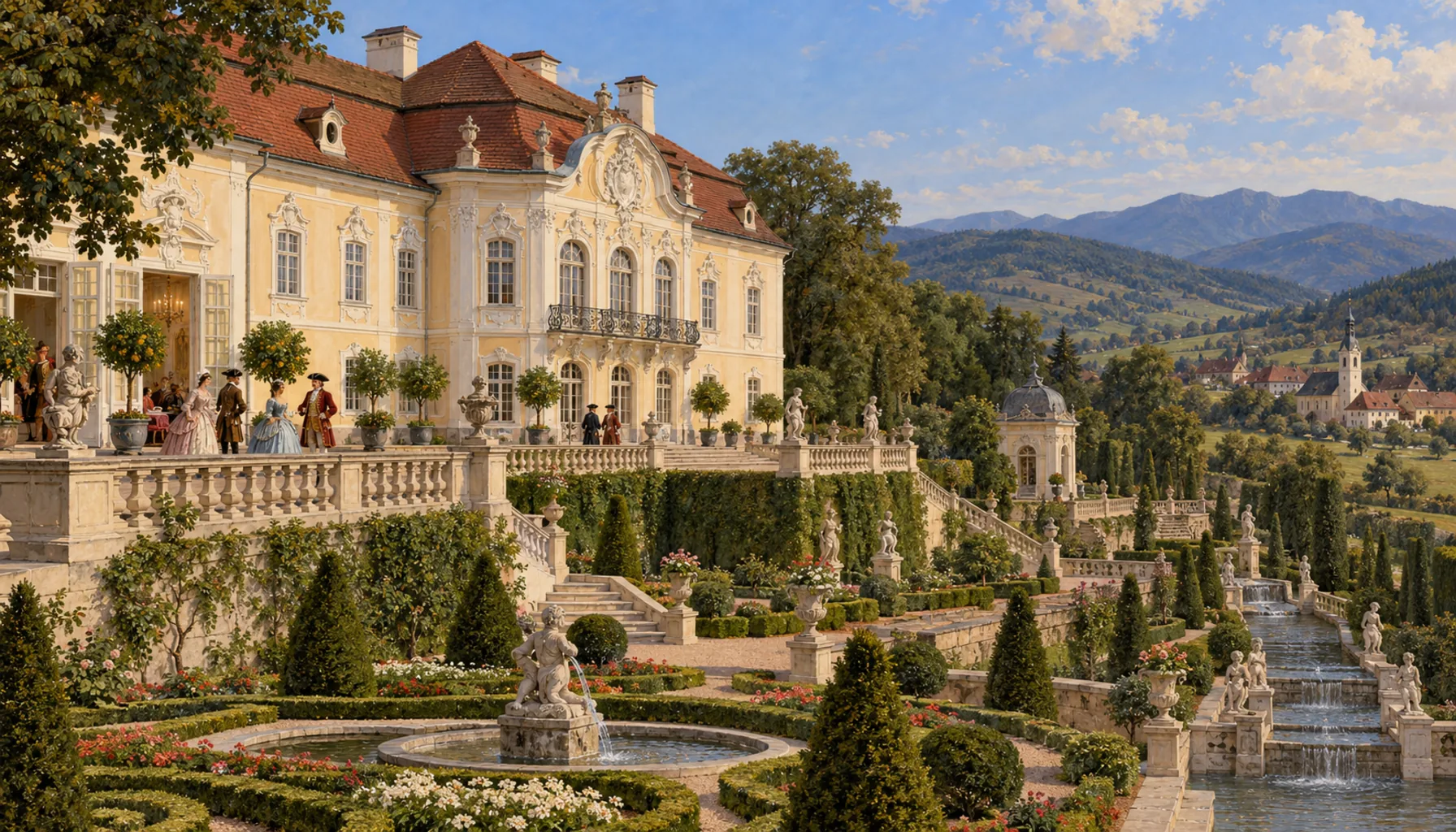 Rococo, a garden, and the Dardanely