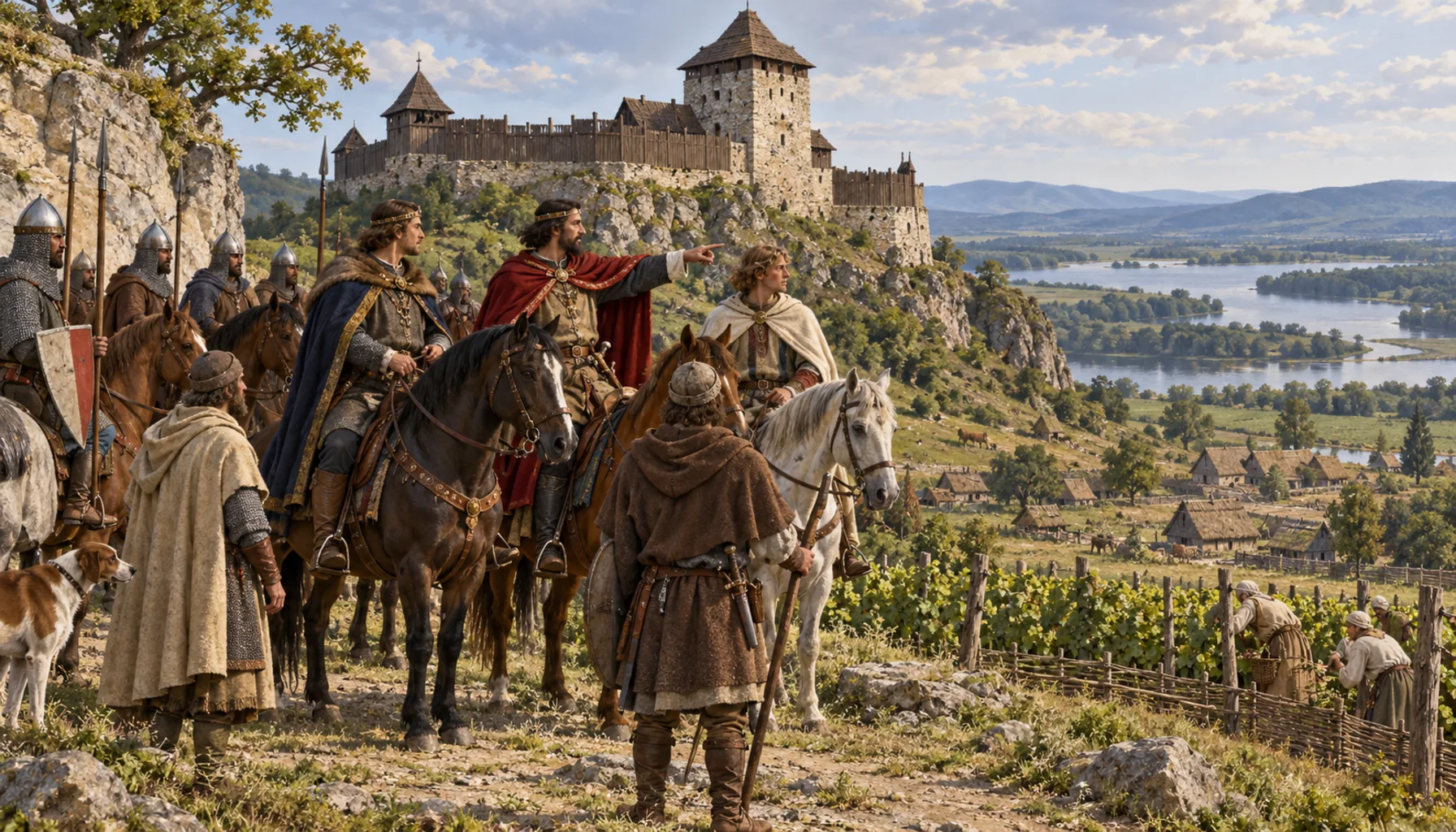 The lords of Michalovce, and a palatine's sons