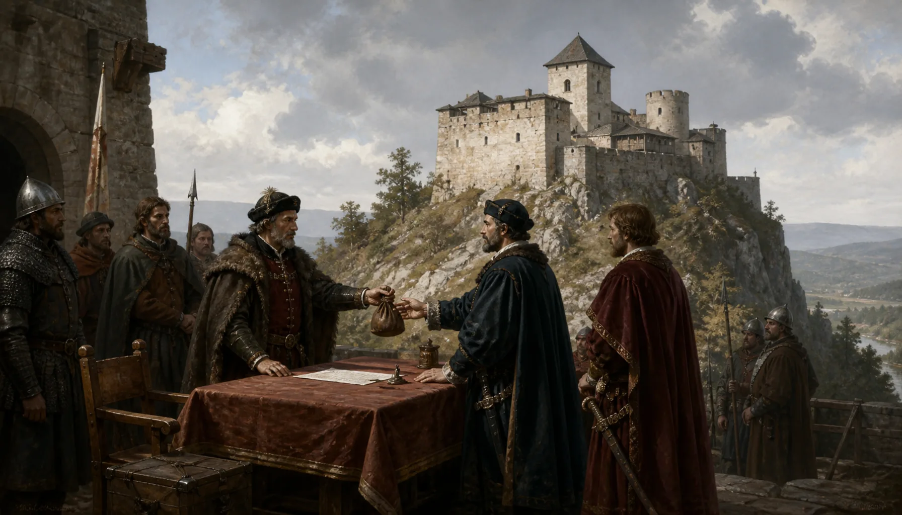 The castellan sells the castle