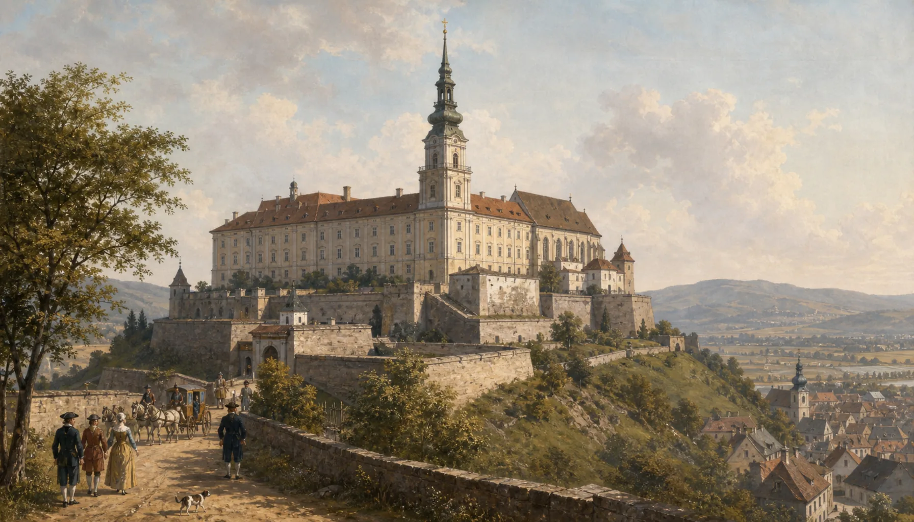 The Baroque castle you actually visit