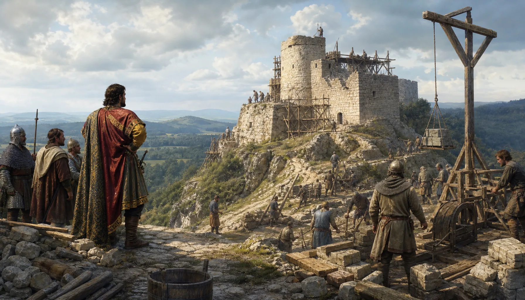 Built by the lord of the Váh
