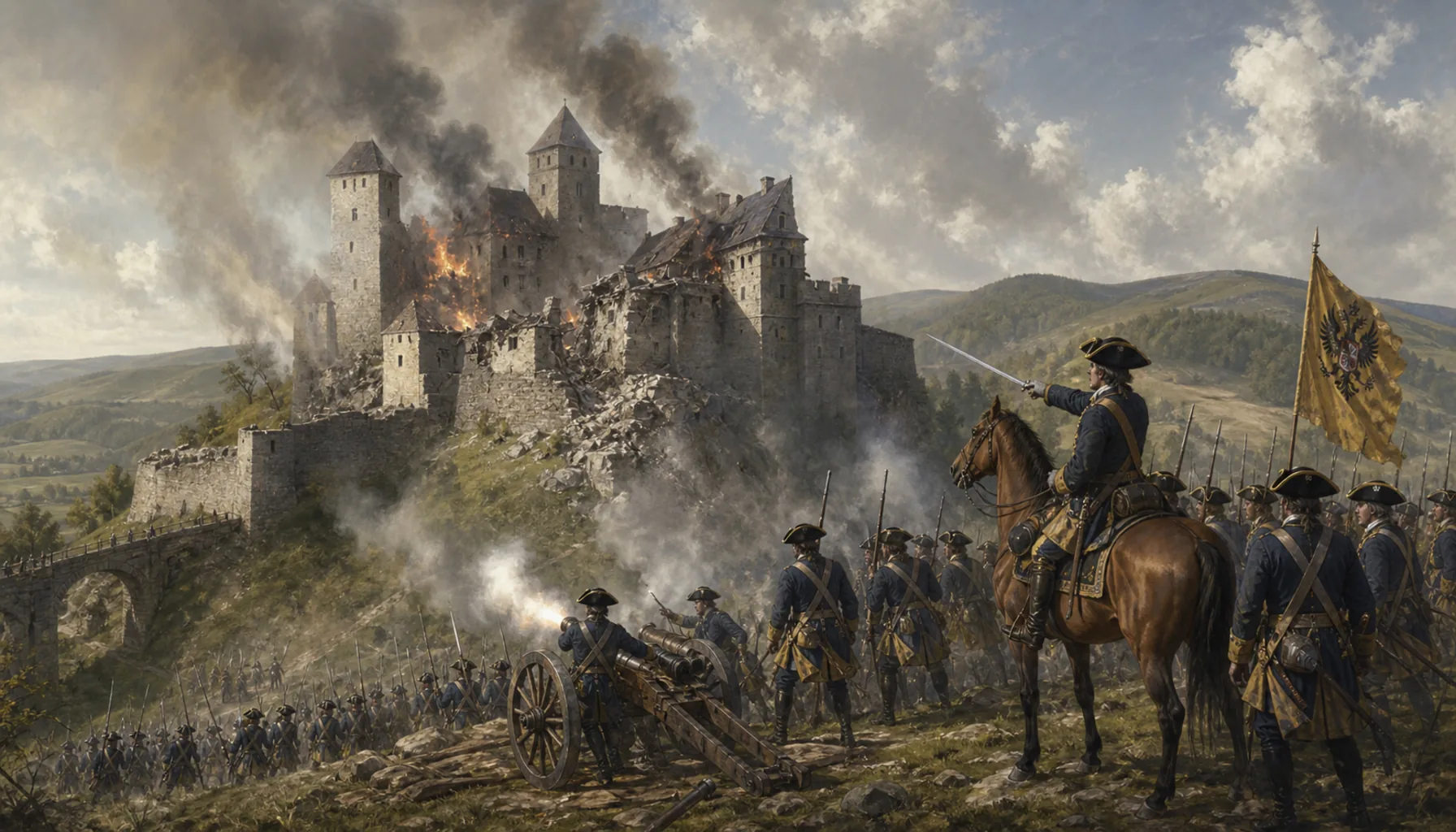 Not the Turks — the emperor's own army