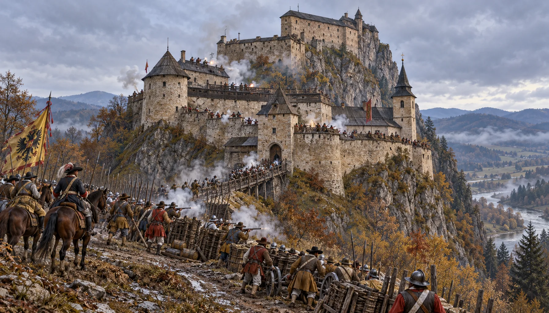 Taken by rebels, retaken in November