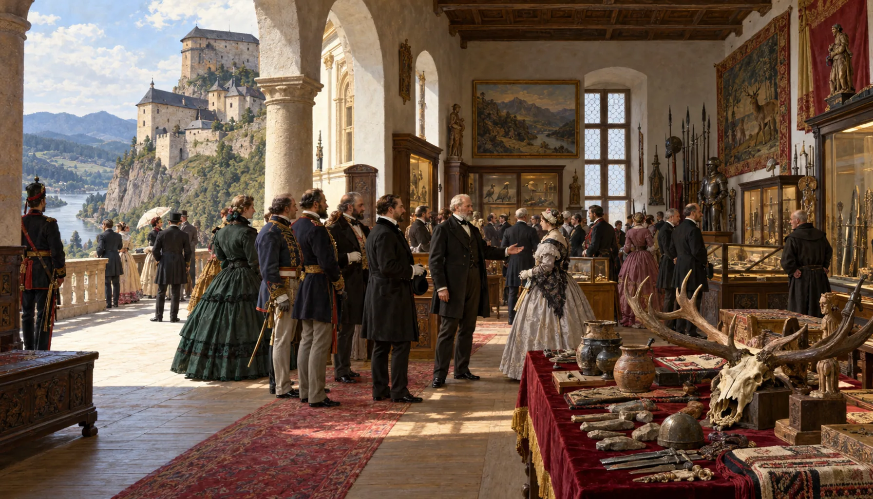 The castle becomes a museum