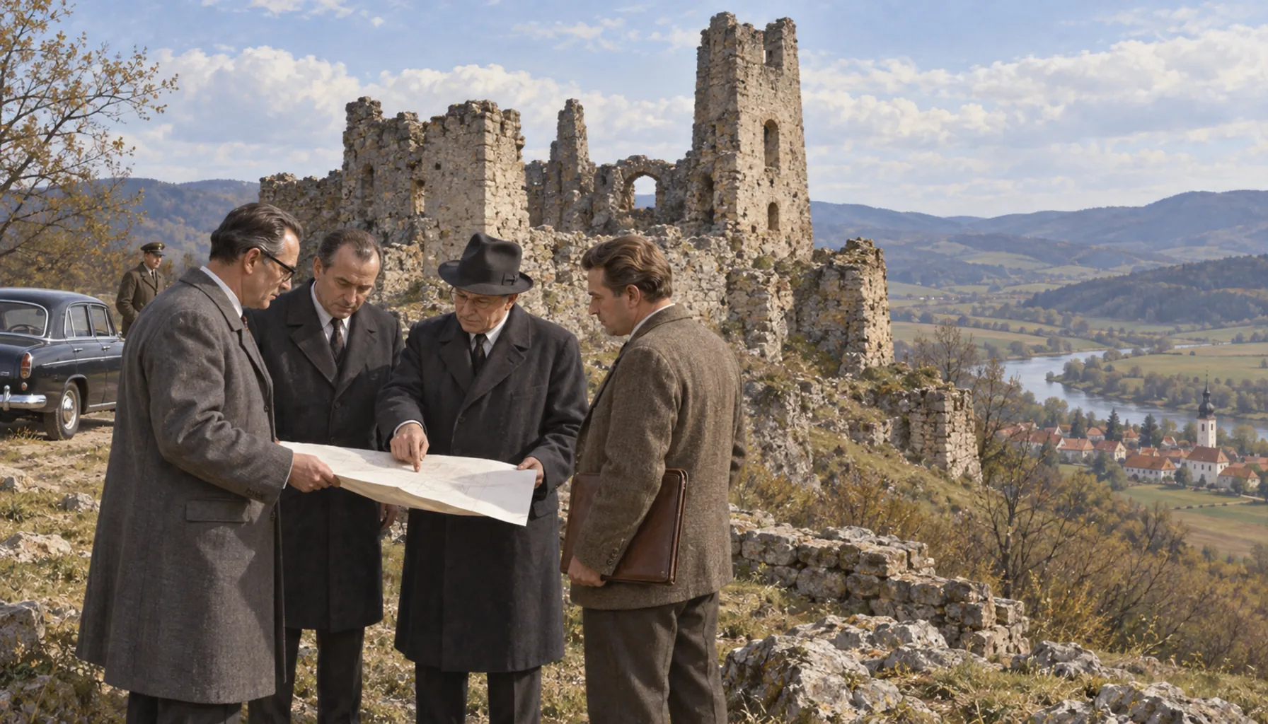 A ruin becomes a monument on paper
