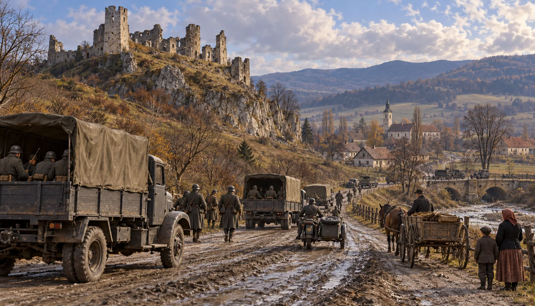 The road below, two hundred years later