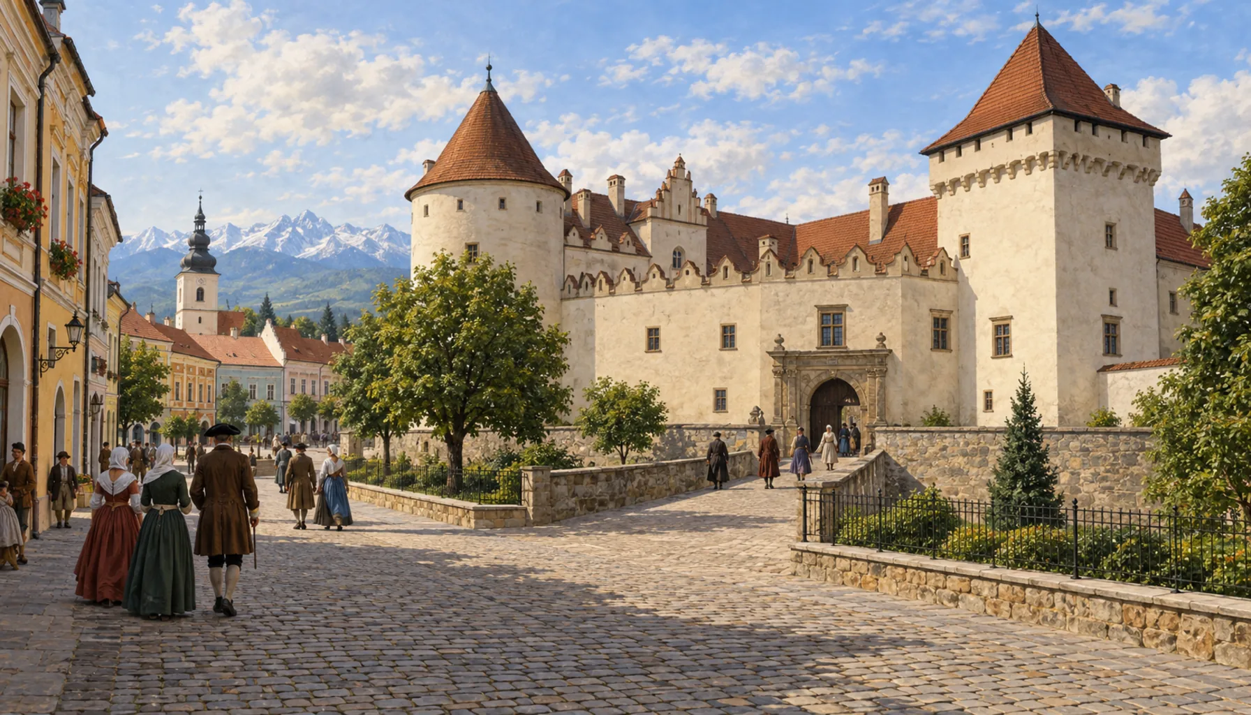 The easiest castle in Slovakia to visit