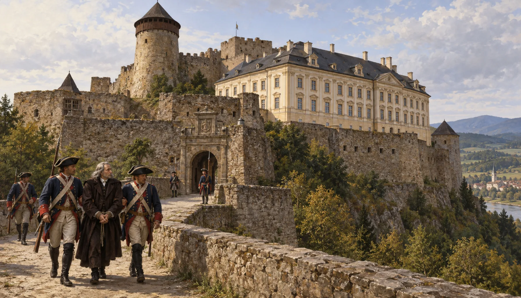 A Baroque palace, a famous prisoner, and the end of the job