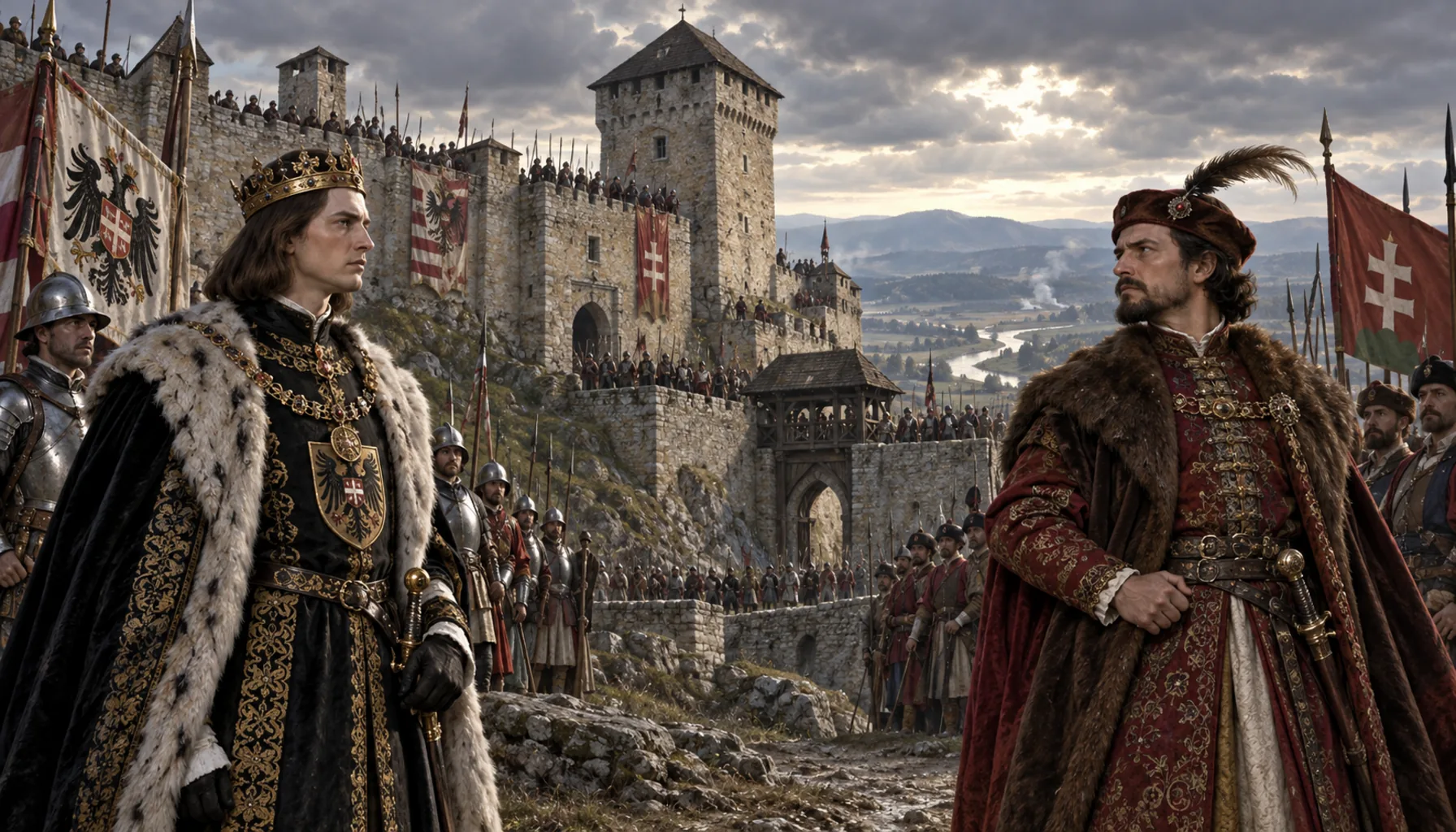 Two kings, one kingdom, and a garrison of two hundred