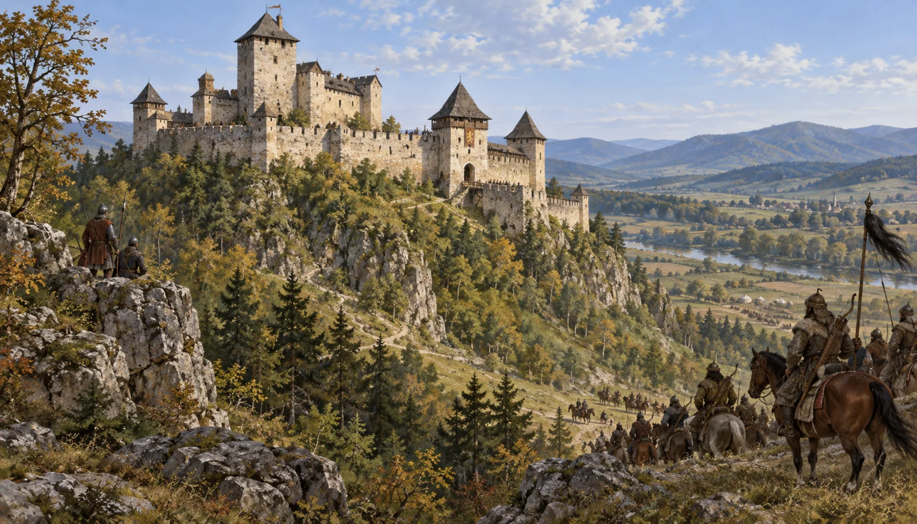 The castle the Mongols did not destroy