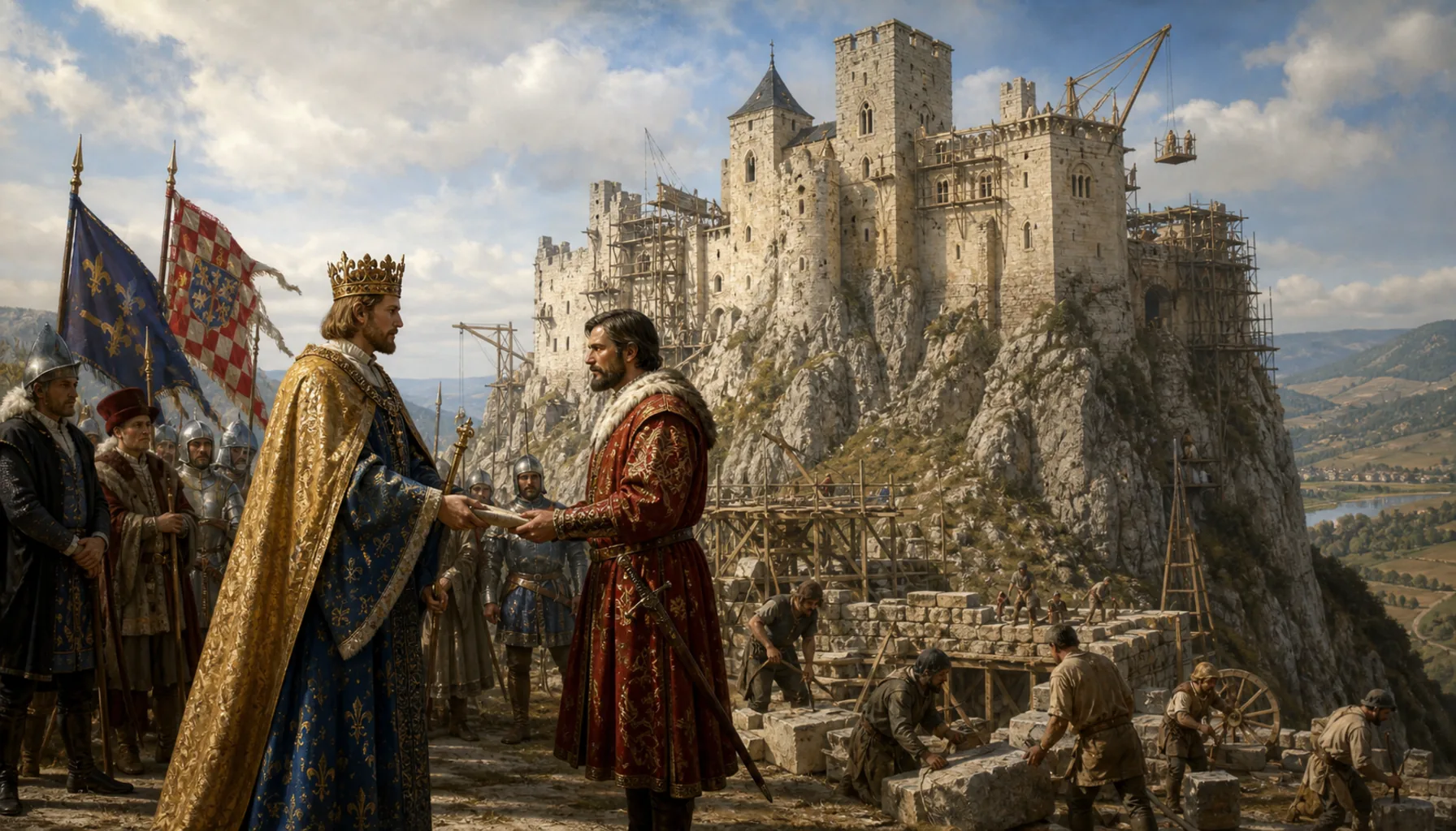 Stibor turns a fortress into a palace