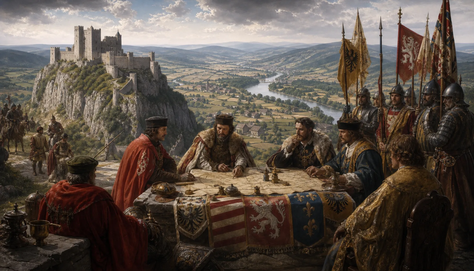 The lordship breaks up, the castle spreads out