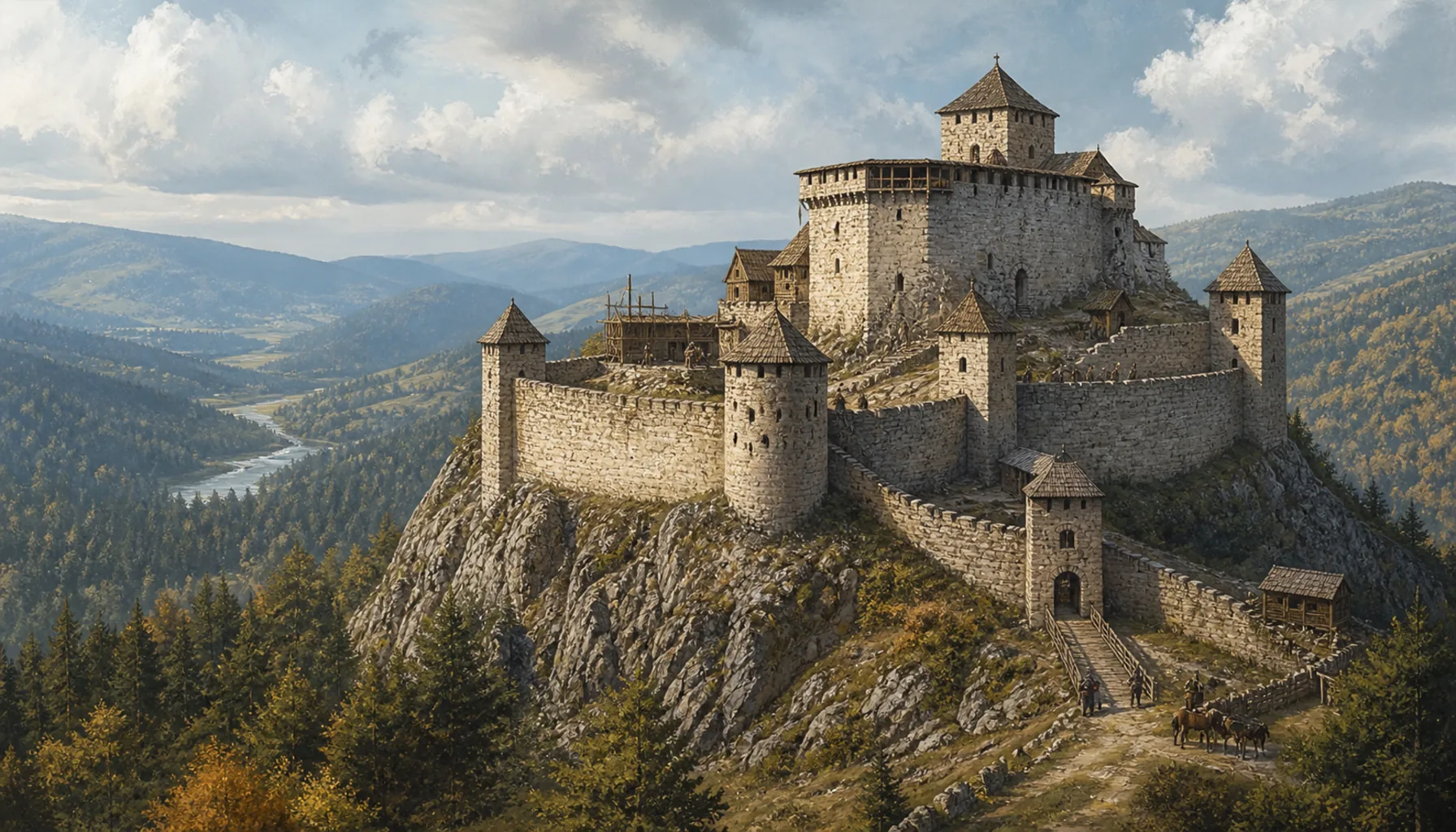 Built because of the Mongols