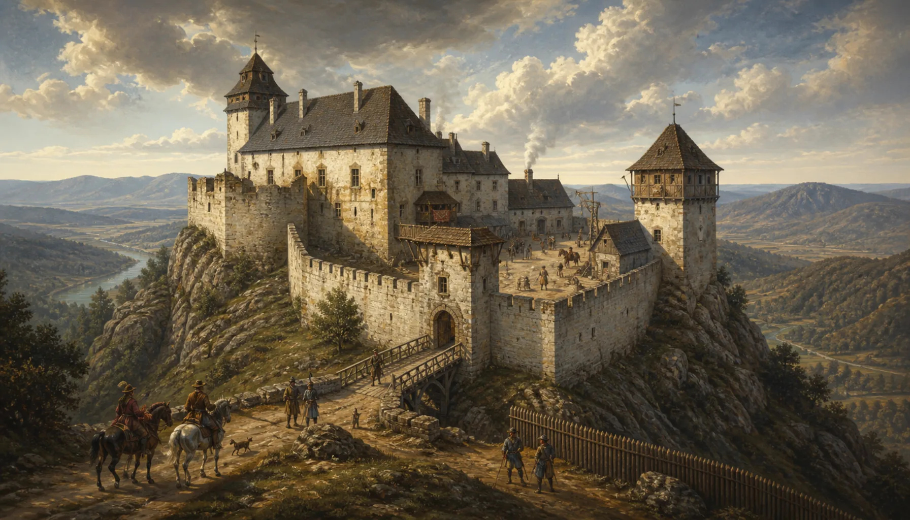 A rebel commander was born in this castle