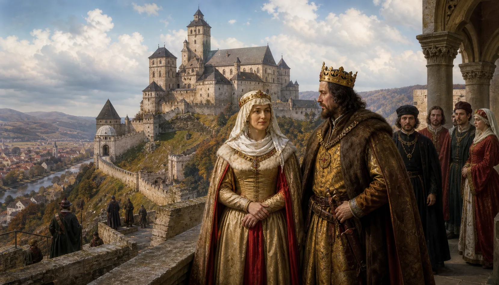 A queen's palace, then a new family