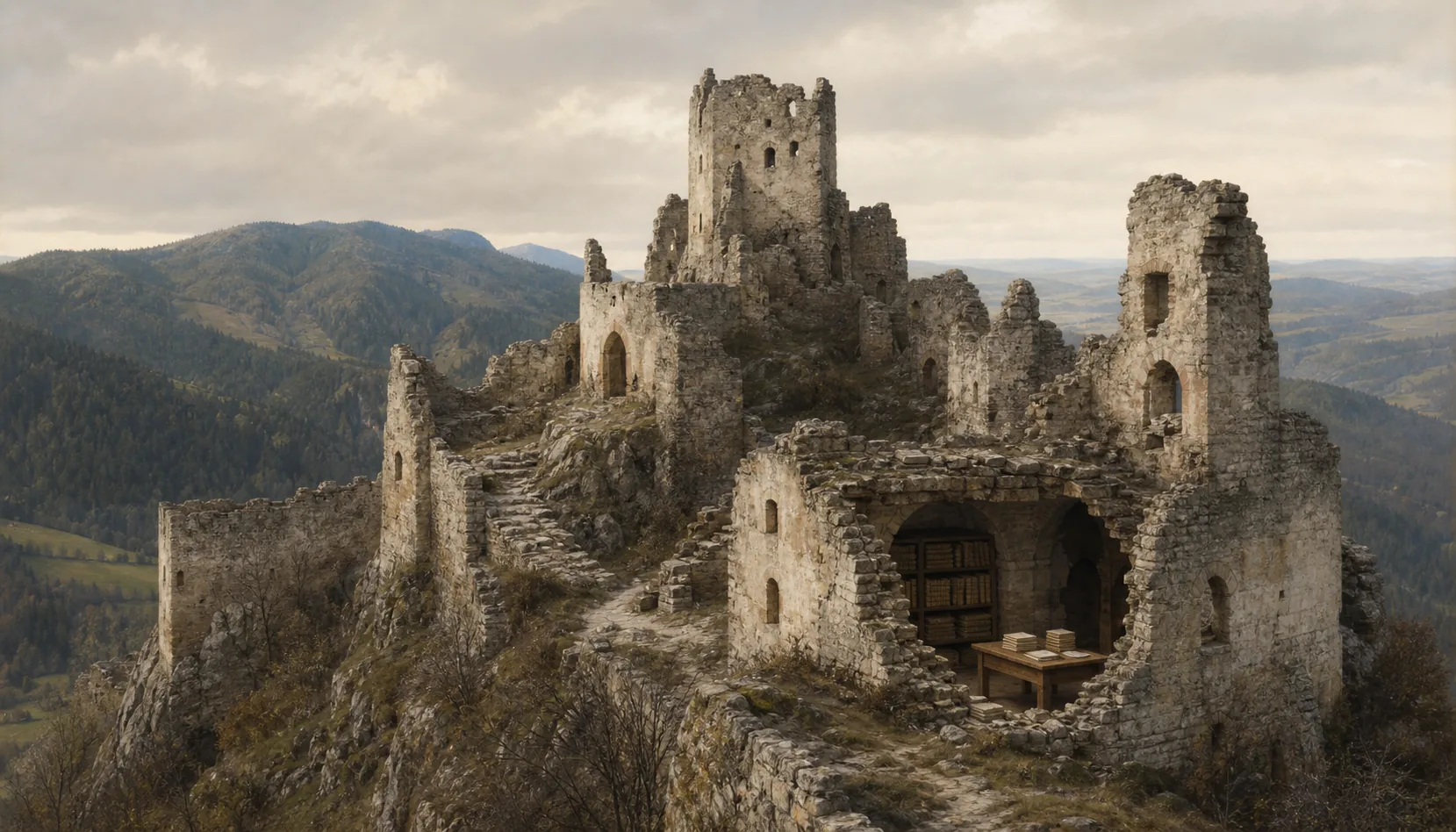 Nobody lives here, but the papers are still inside