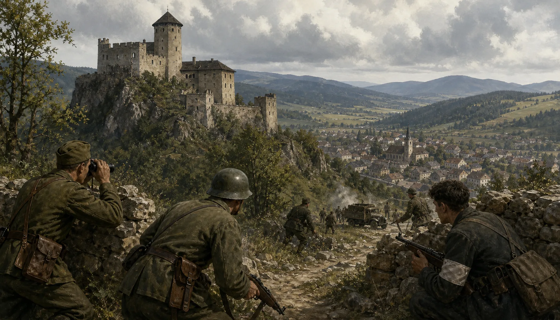 The uprising, the reprisals and the front