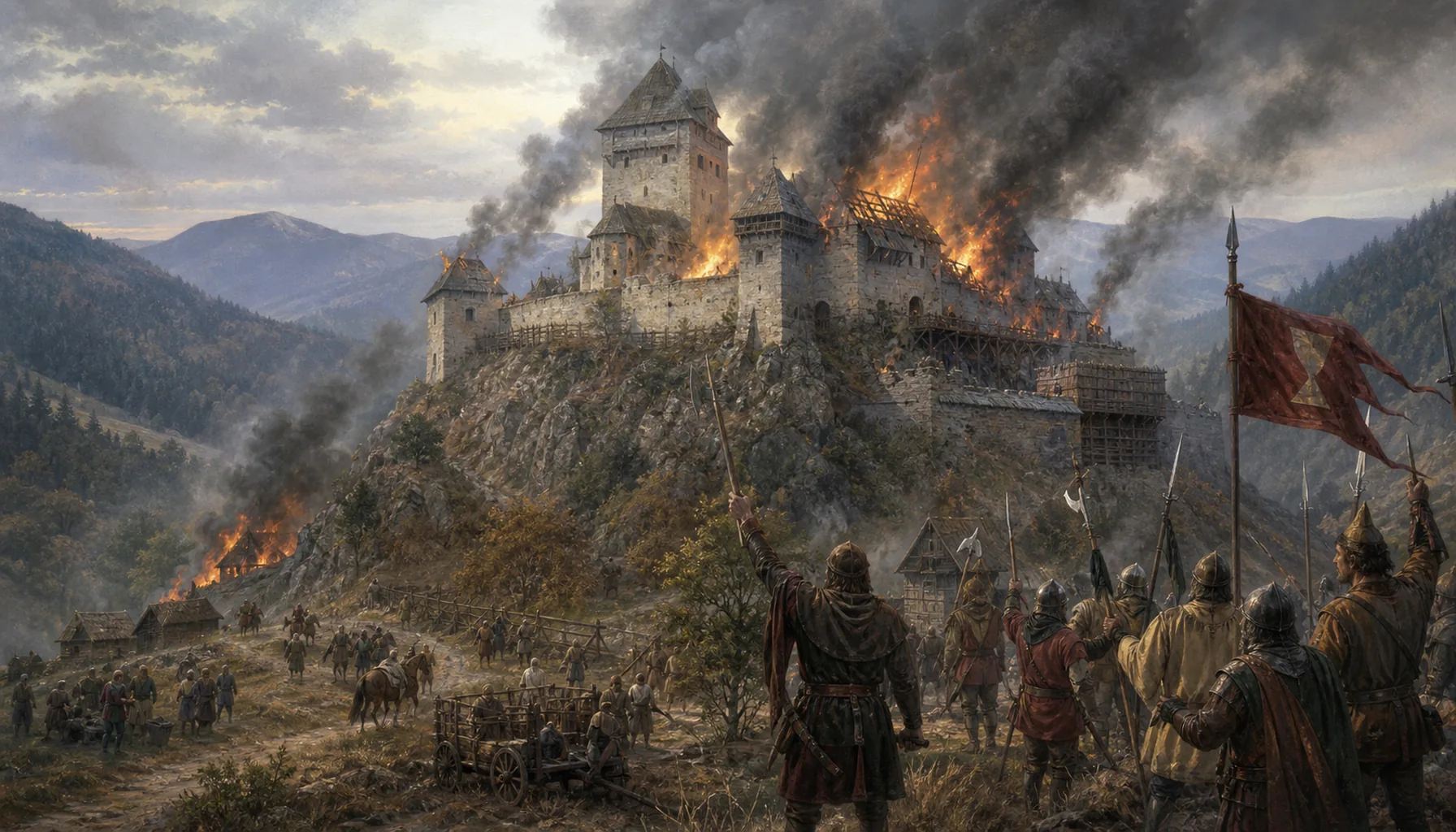 Pledged to a Polish family, burnt by the Hussites