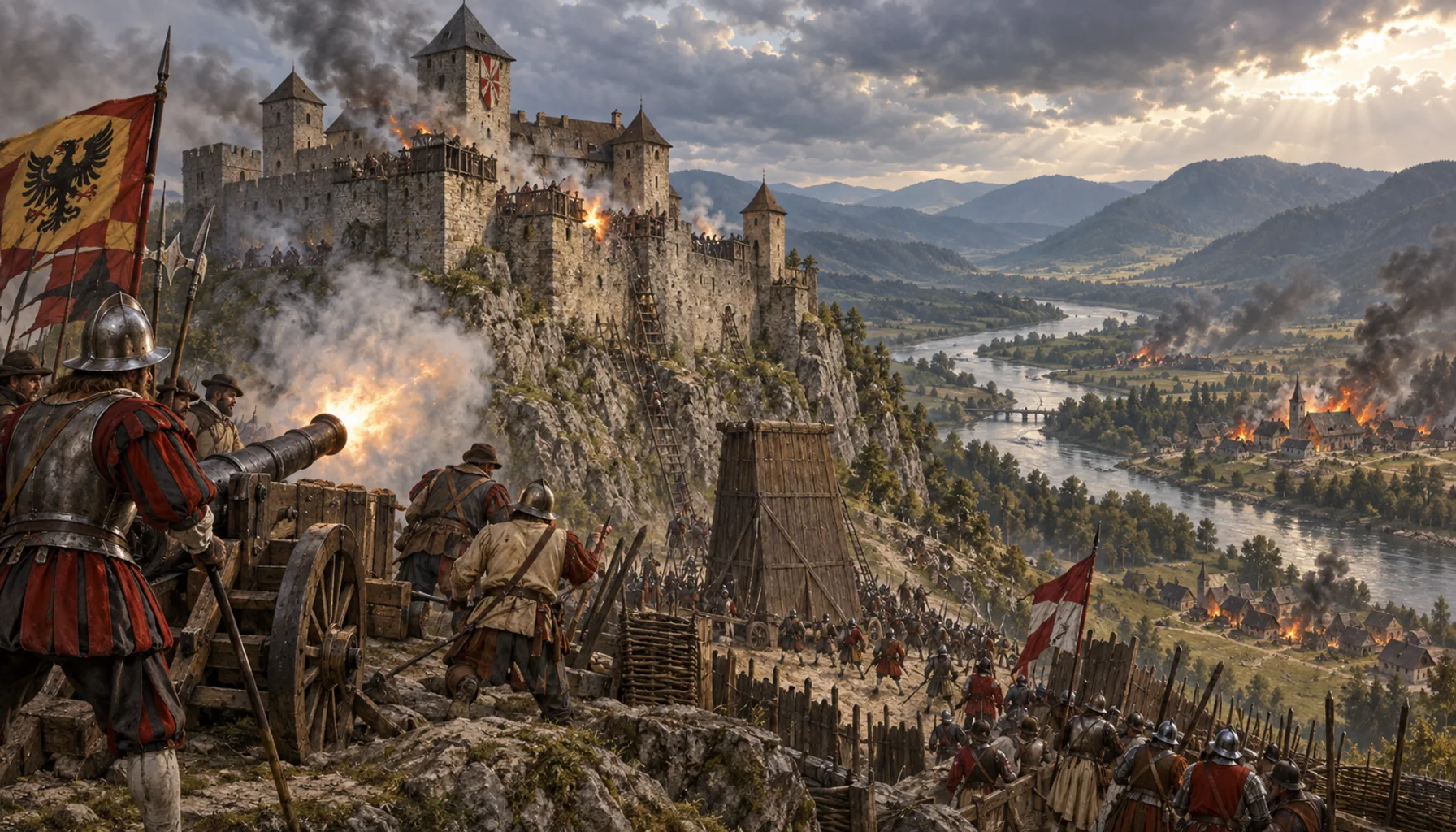 A private war, while the kingdom fell apart