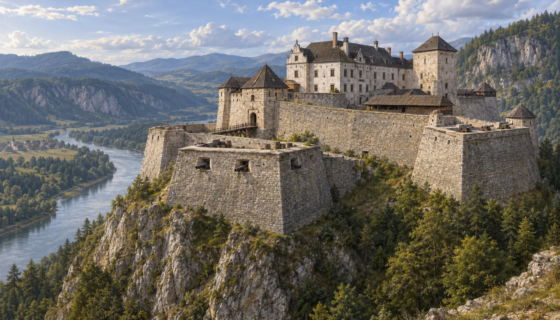 Rebuilt for gunpowder — and the Turks never came