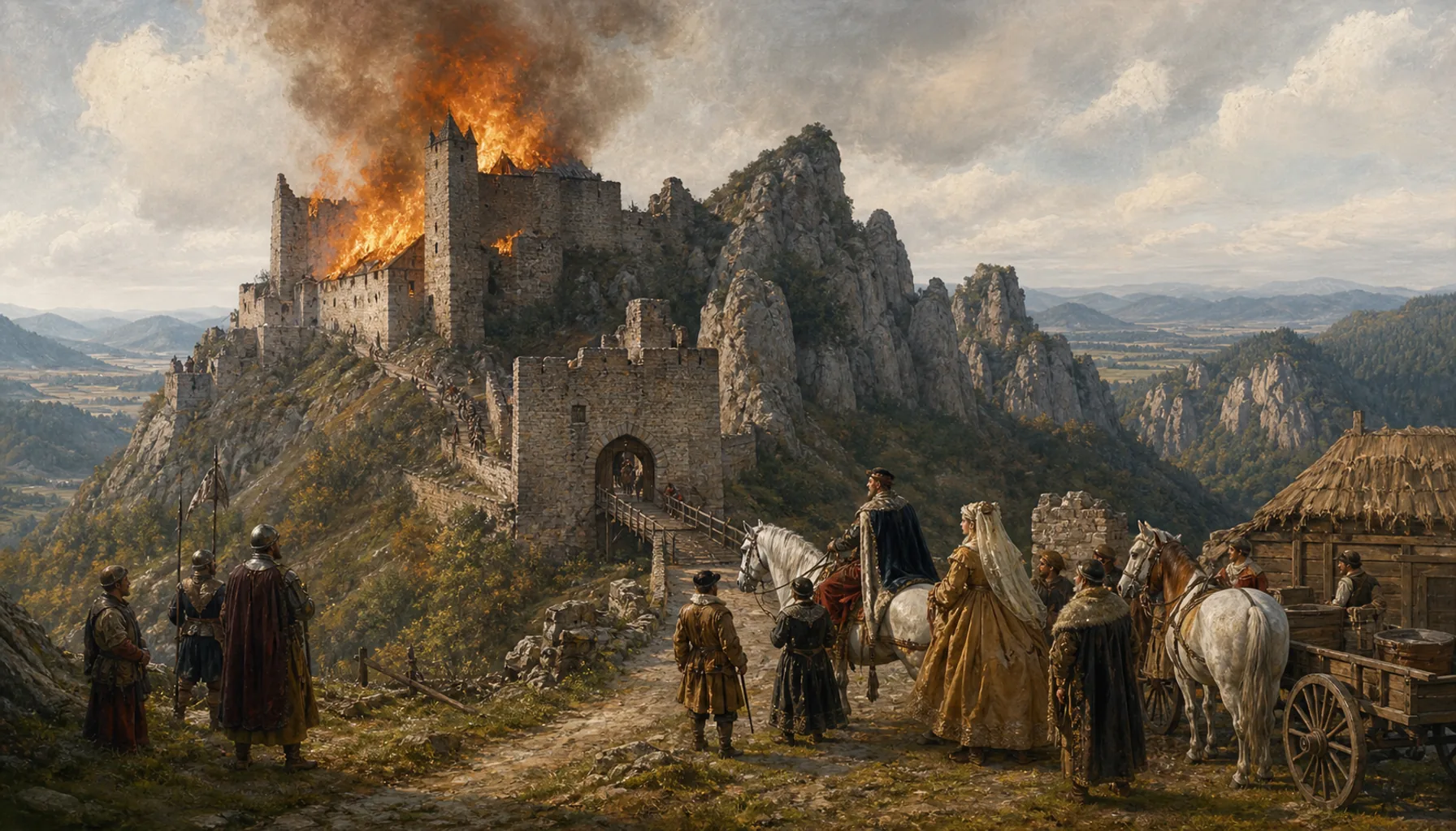 A fire and a new family, in the same year