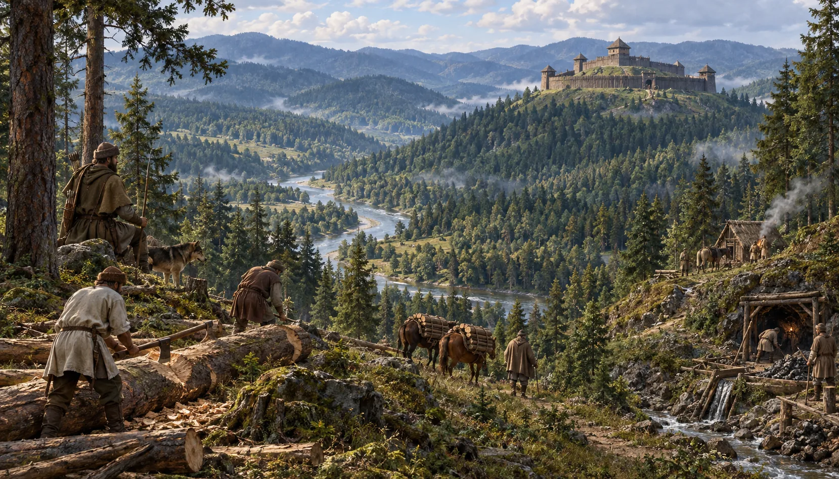 The king's forest, the king's ore