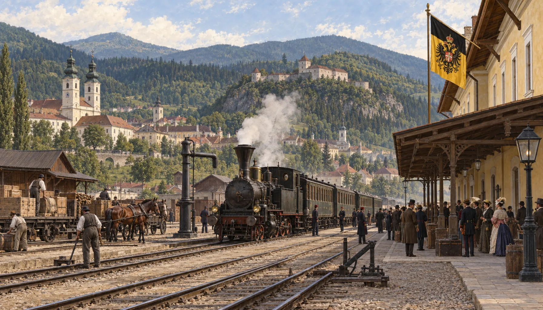 Rails, current and a museum
