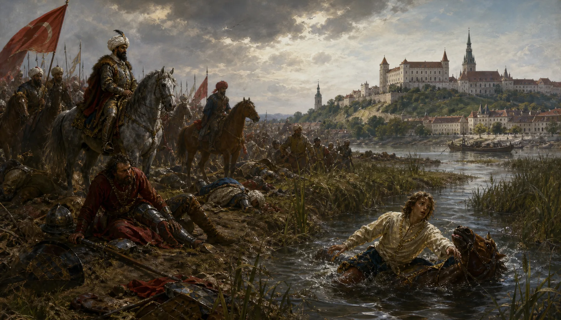 Mohács makes Pressburg a capital