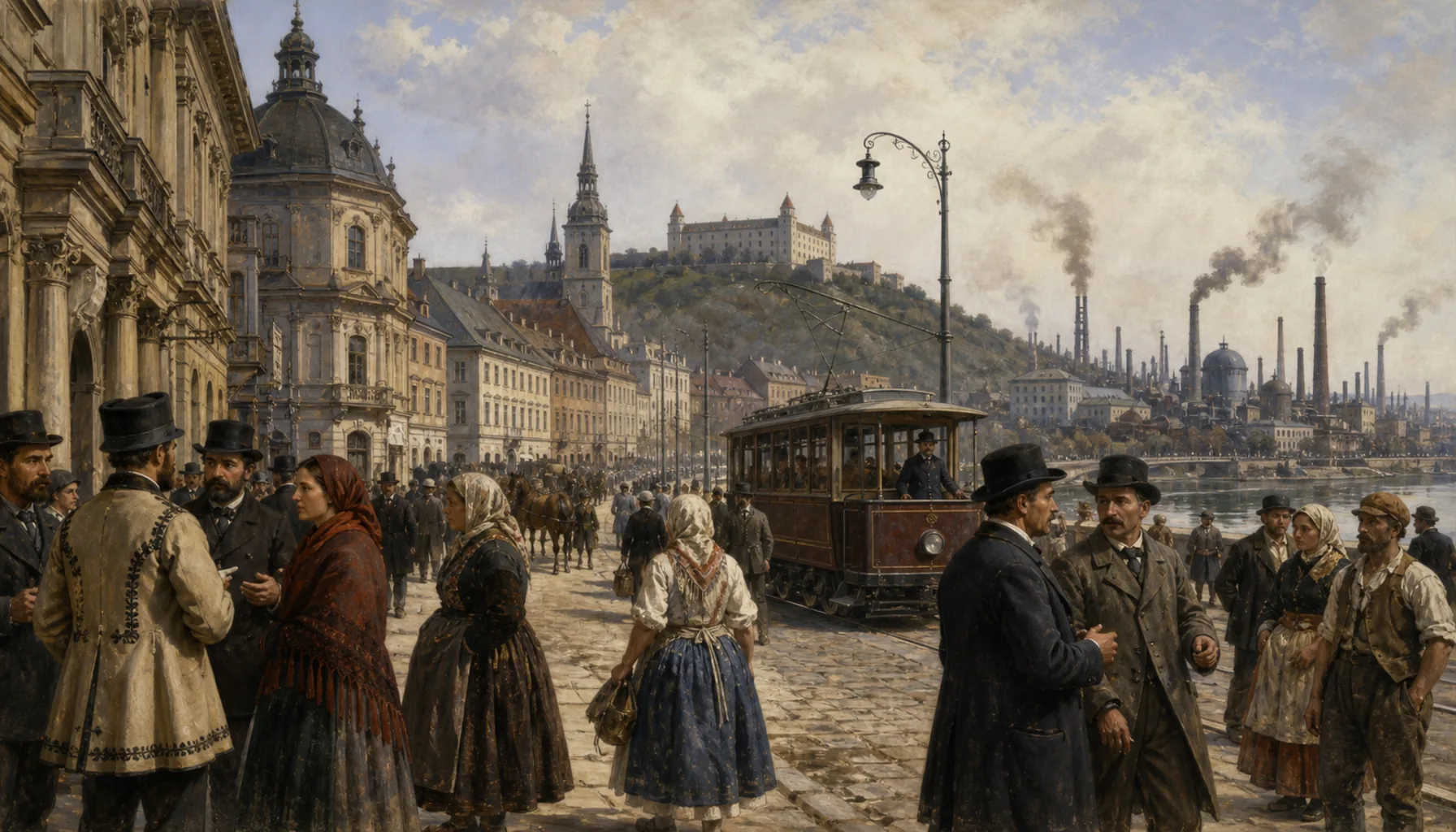 Three languages, a tram and a refinery