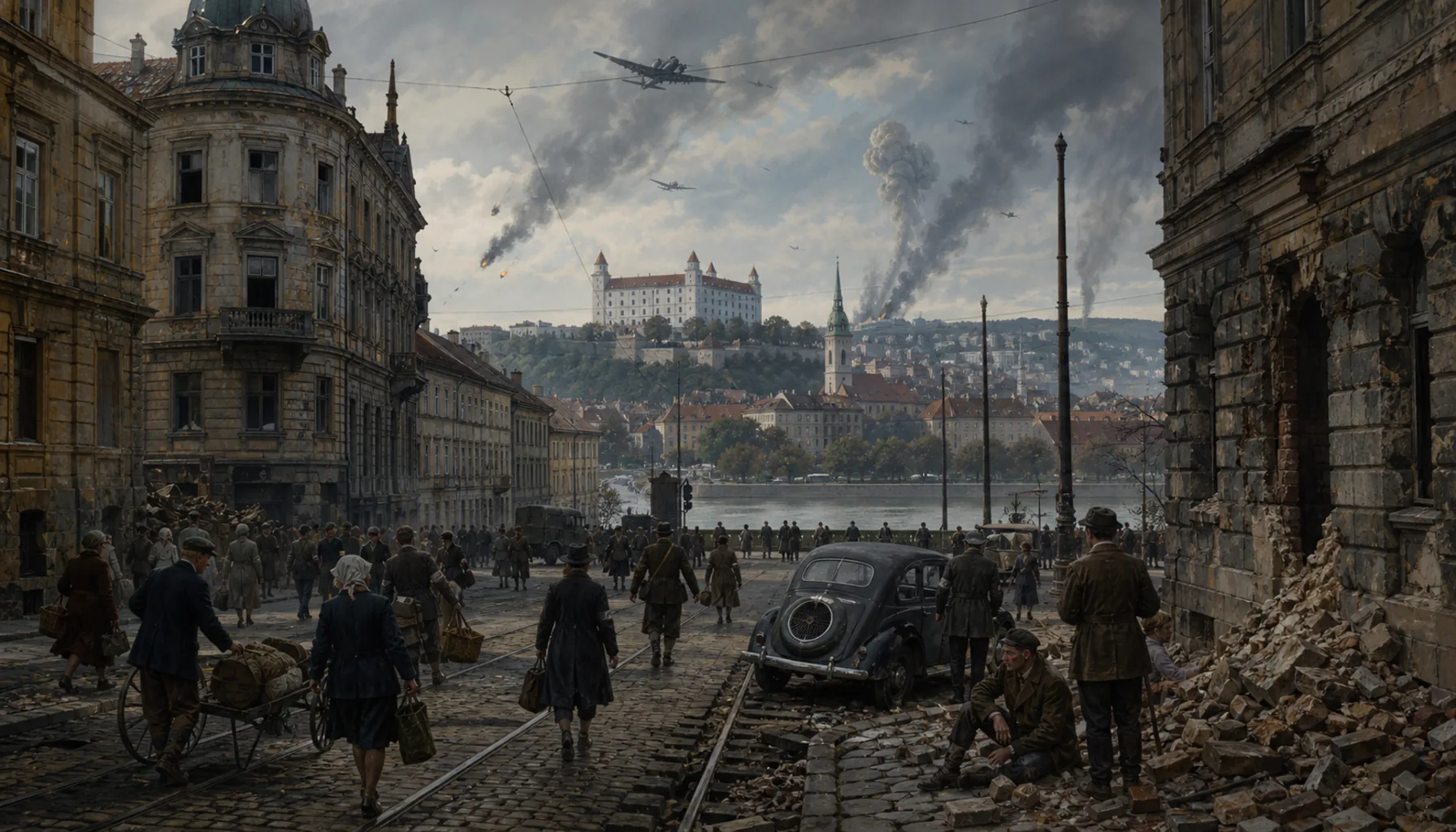 The uprising, the bombs and the last week