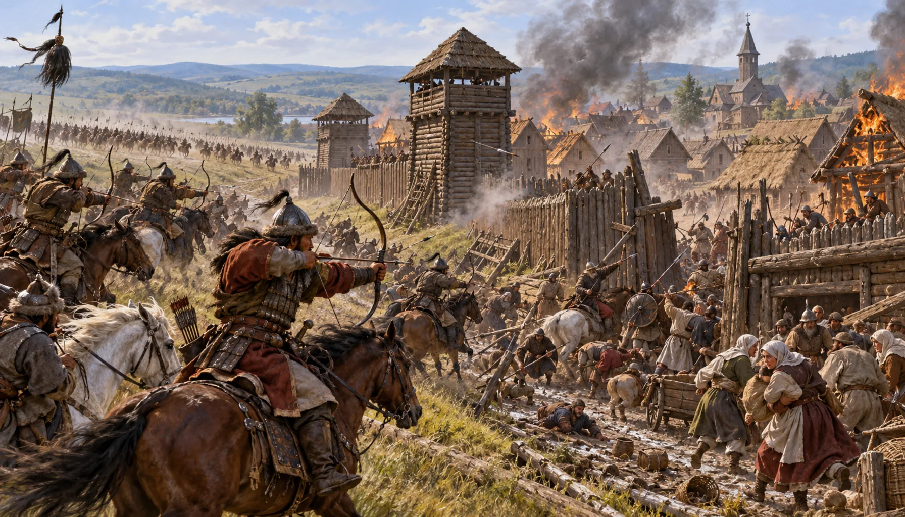 The town the Mongols made